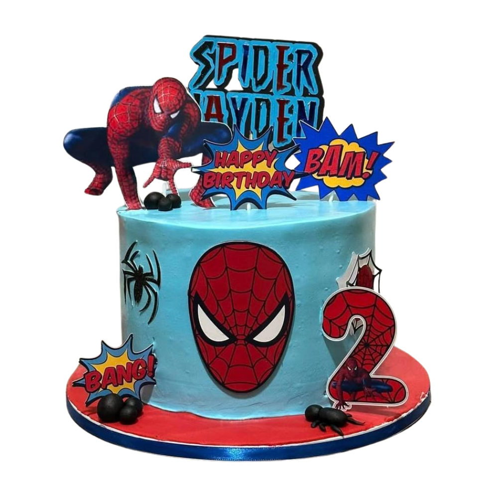 Bizcocho de Spider-Man