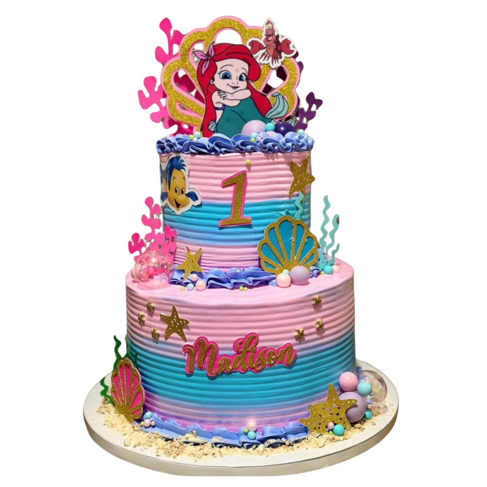 Bizcocho de Little Mermaid